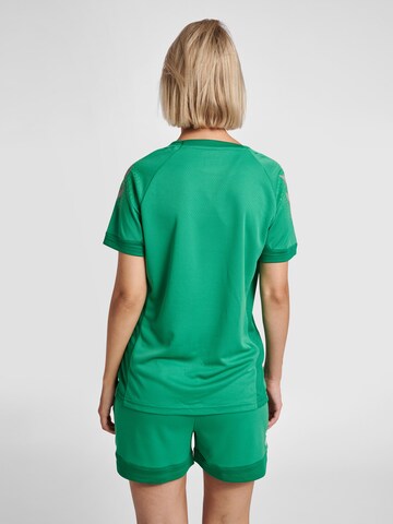 Hummel Functioneel shirt 'Poly' in Groen