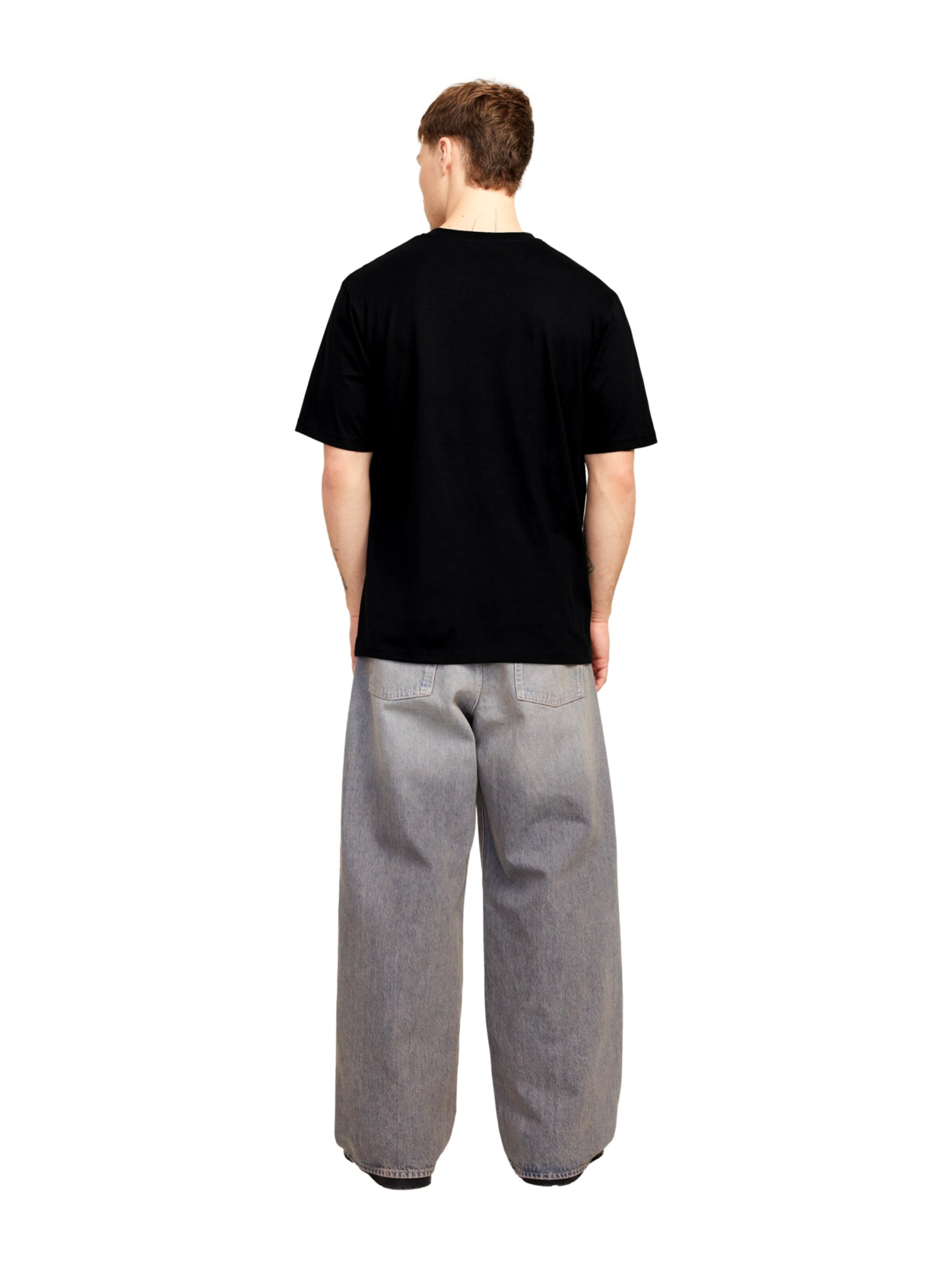 JACK & JONES Paita 'Vester Picture' värissä musta