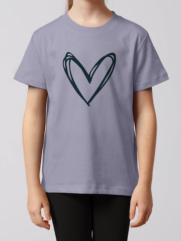 watabout.kids Shirt 'Herzi' in Purple: front