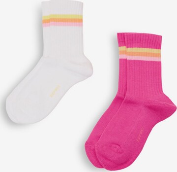 Chaussettes ESPRIT en rose : devant