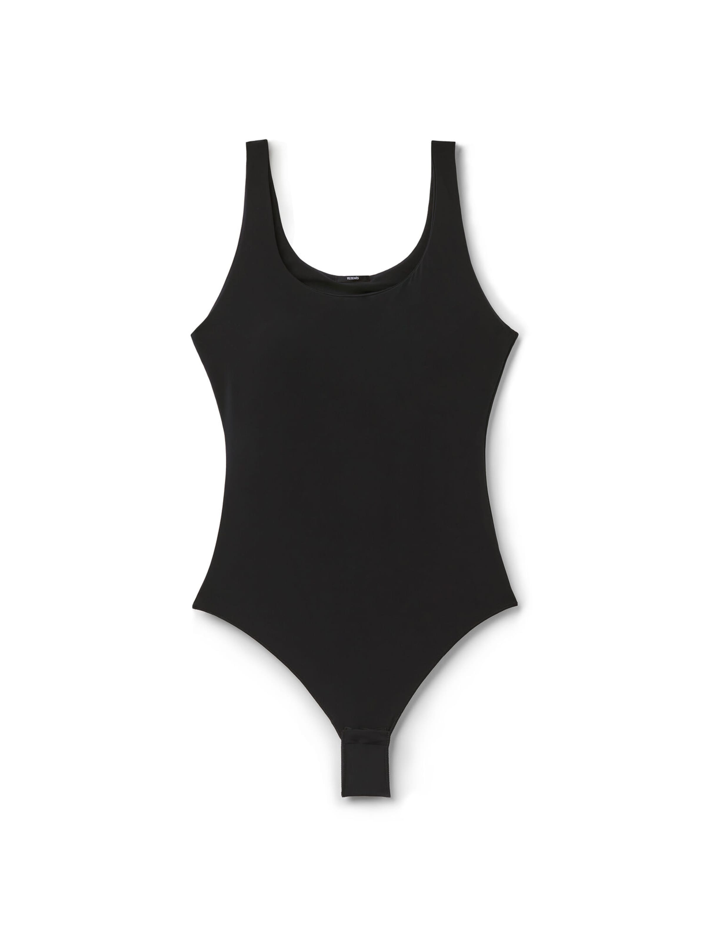 Tezenis Body in Schwarz: Vorderseite