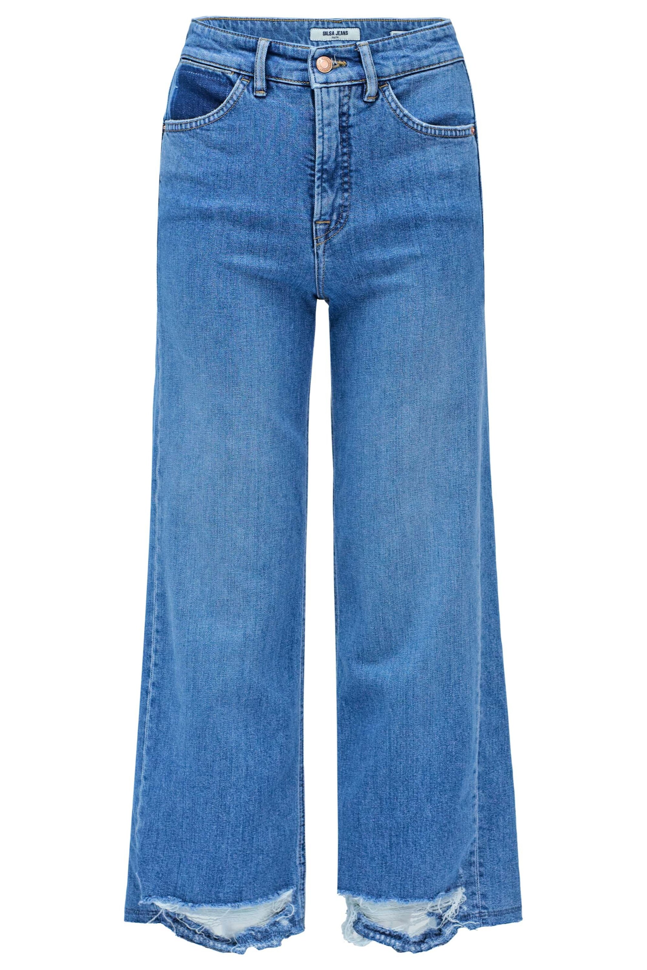 Salsa Jeans Wide leg Jeans 'Faith' in Blue: front