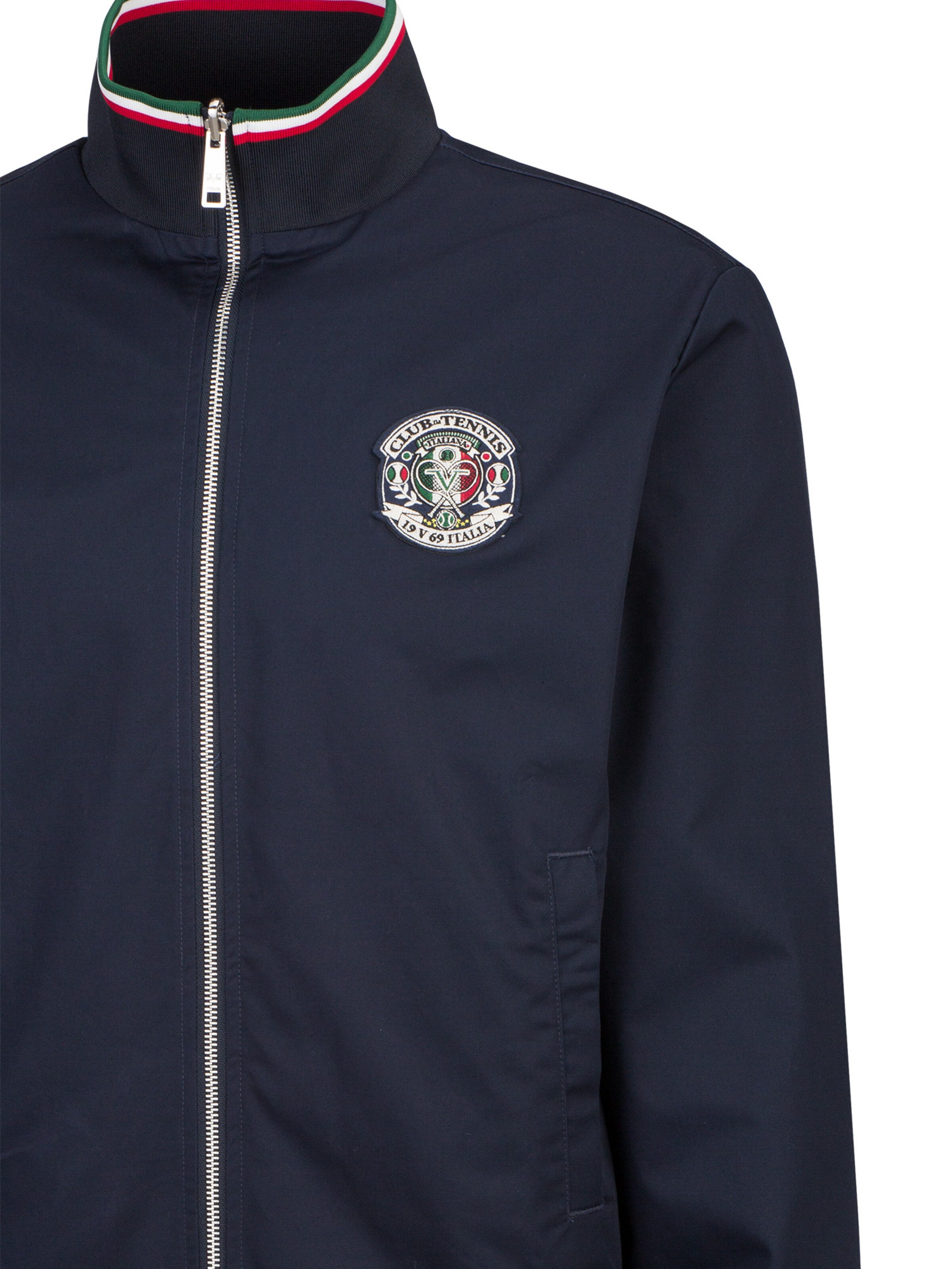 19V69 ITALIA Between-season jacket 'Panatta' in Blue