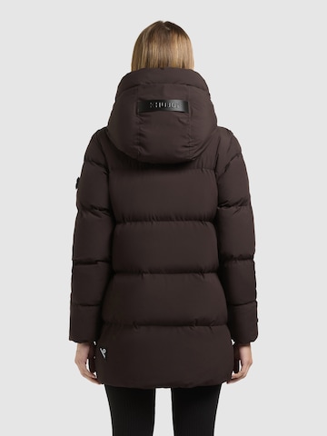 khujo Wintermantel 'Drown2' in Bruin