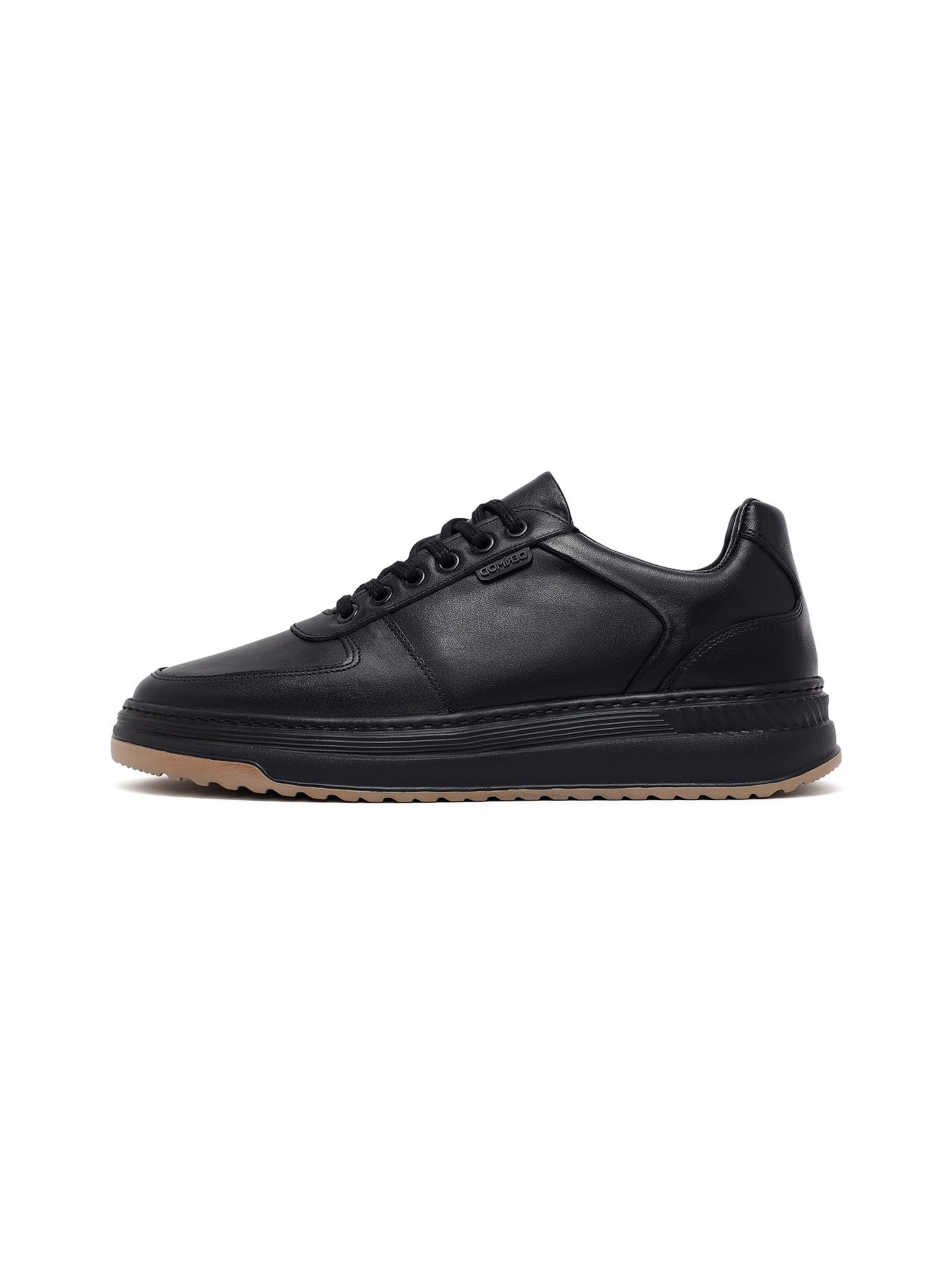 Sneaker bassa di Derimod in nero: frontale
