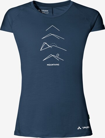 VAUDE Performance Shirt 'Tekoa' in Blue: front