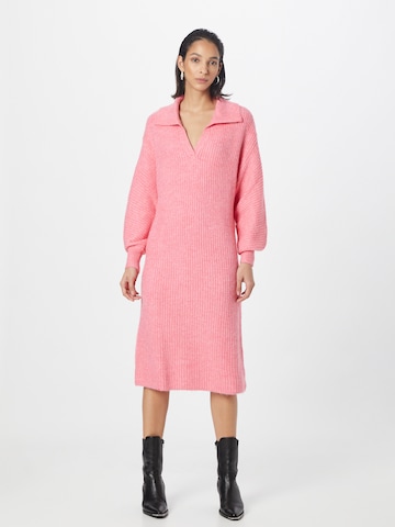 VERO MODA Gebreide jurk 'FILENE' in Roze: voorkant