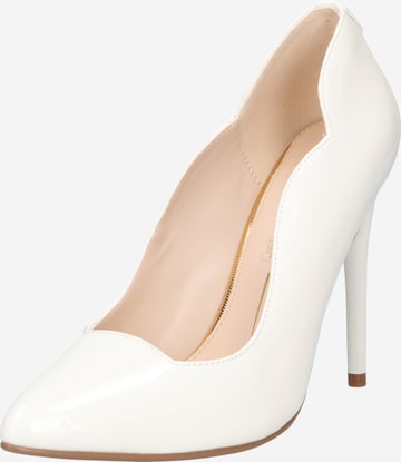 BUFFALO Pumps 'JULIETTE' i hvid: forside