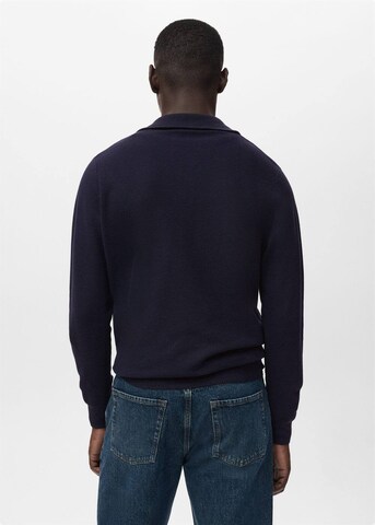 MANGO MAN Pullover 'Tenp' in Blau