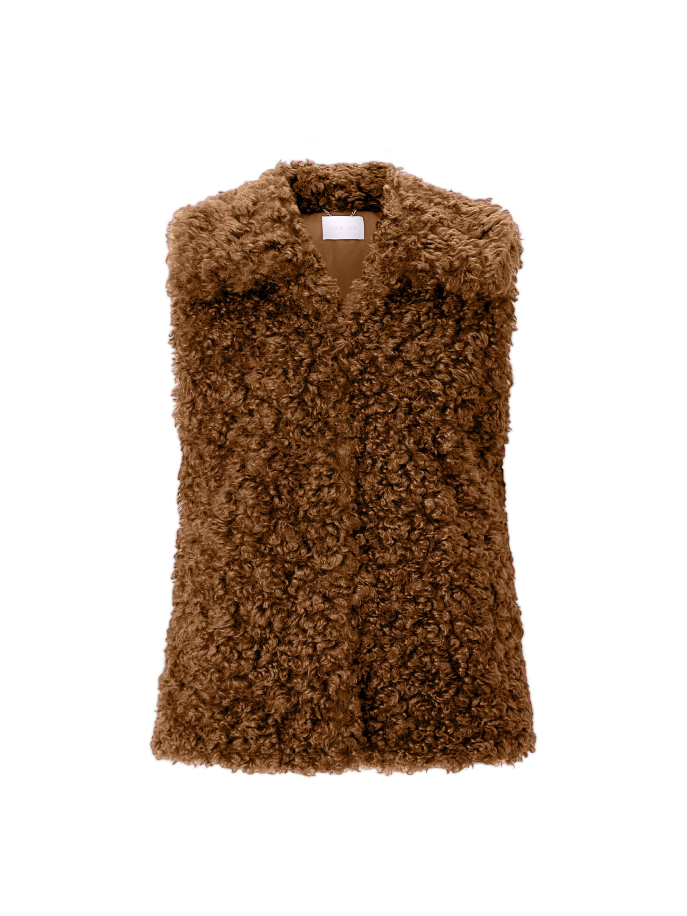 Rich & Royal Bodywarmer in Bruin: voorkant