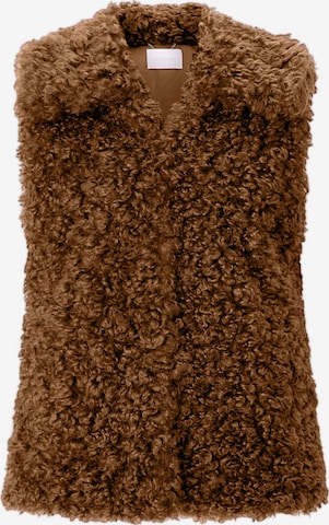 Rich & Royal Bodywarmer in Bruin: voorkant