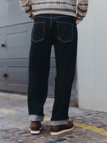 Regular Jeans 'Authentic' de la Next pe negru