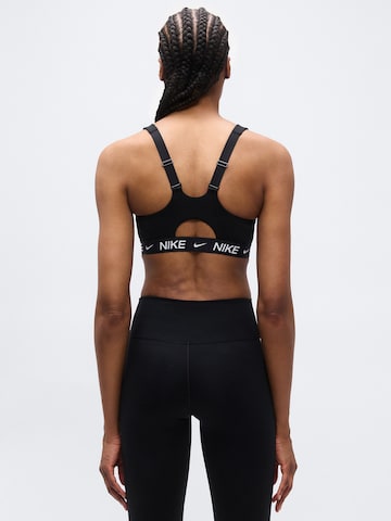 juoda NIKE Biustjė Sportinė liemenėlė 'INDY'