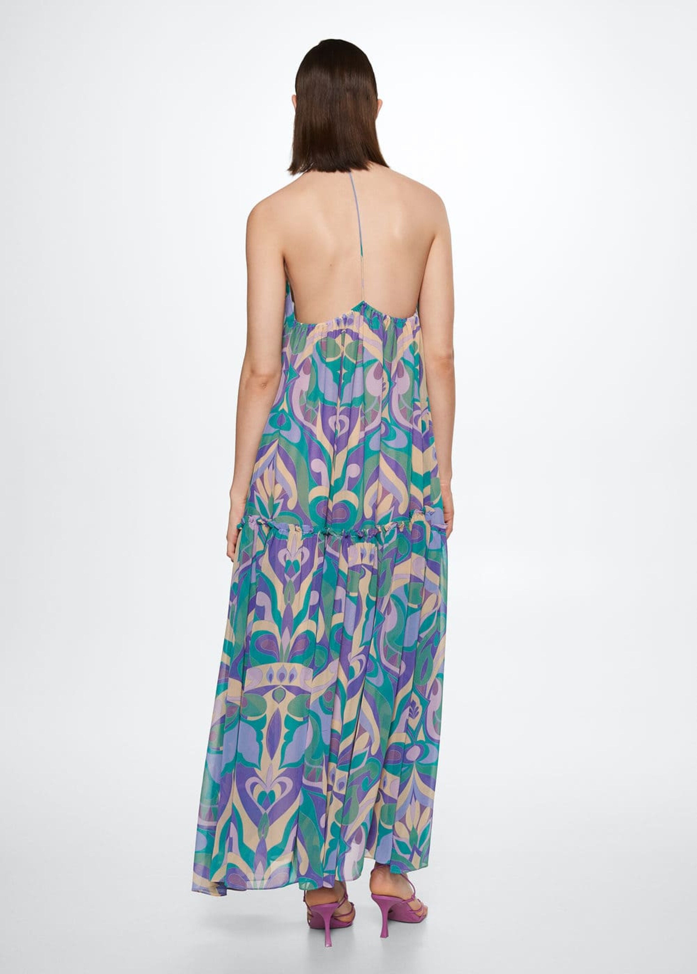 Frauen Kleider MANGO Sommerkleid 'Tera' in Grün - MU29328 Frauen Kleider MANGO Sommerkleid 'Tera' in Grün - MU29328