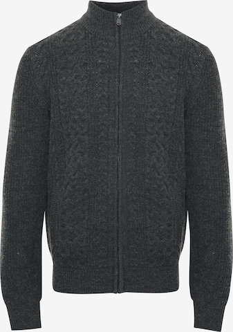 Threadbare Knit cardigan 'Kade' in Grey: front