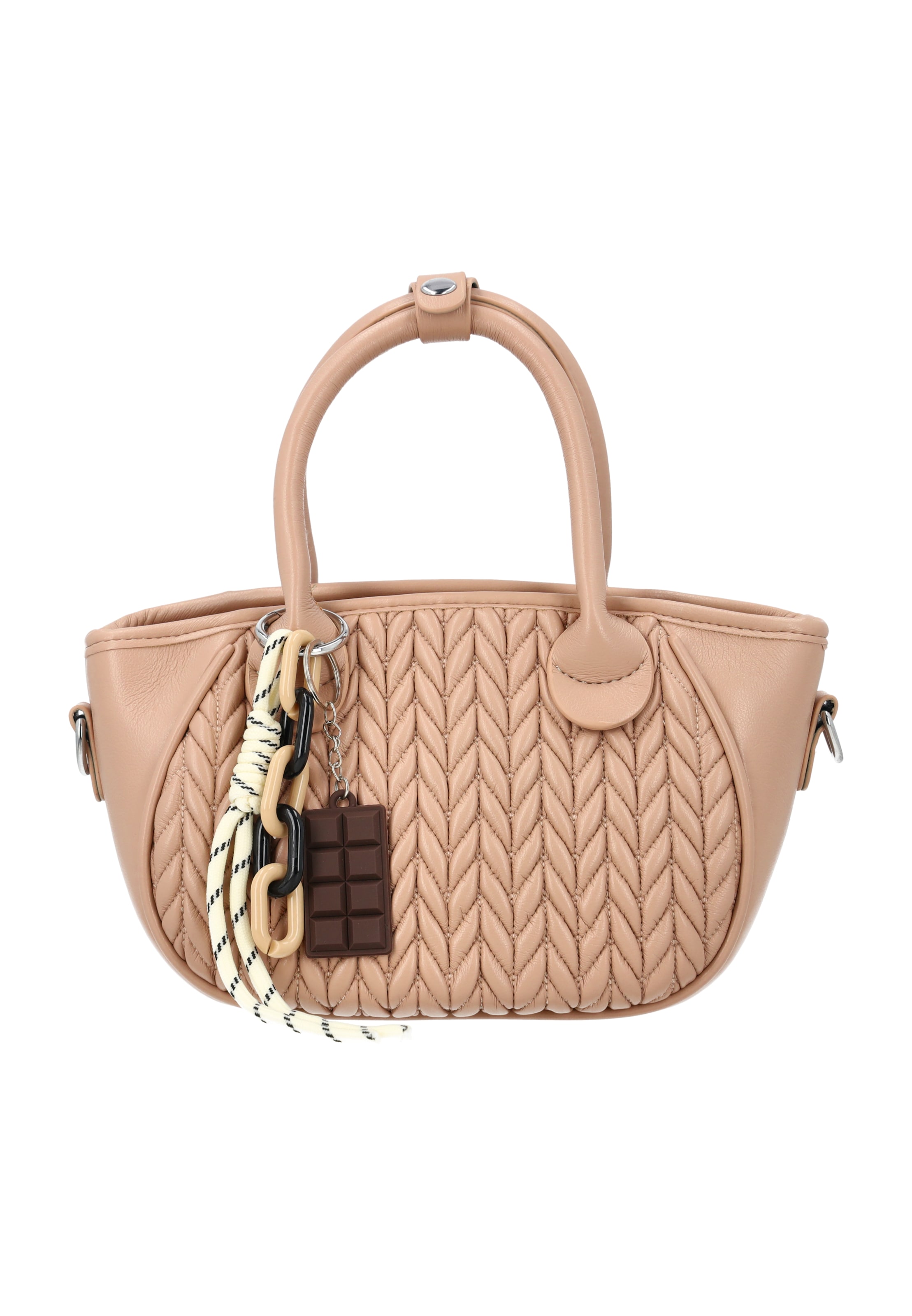 Usha Handbag in Beige: front