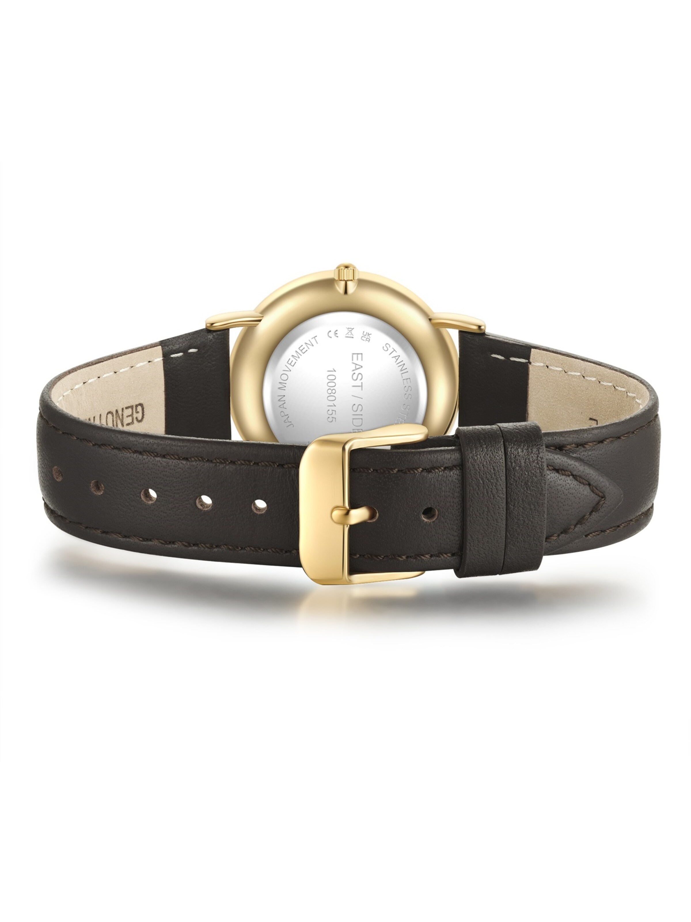 Orologio analogico di Eastside in marrone