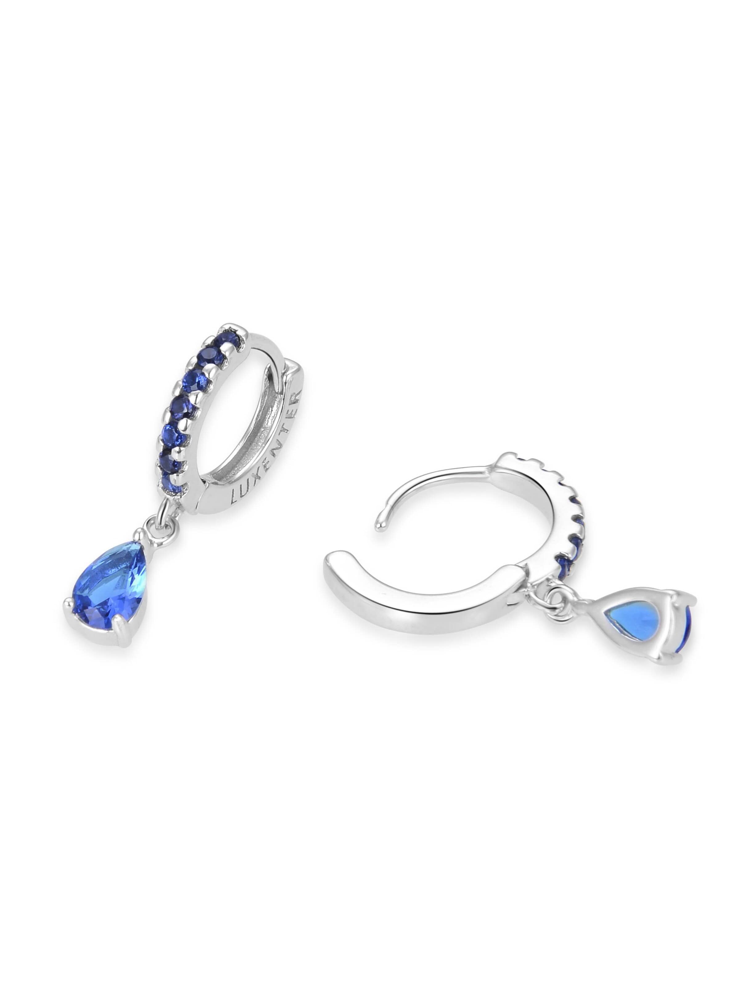Boucles d'oreilles 'Intheon' Luxenter en bleu
