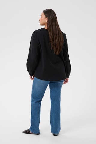 KAFFE CURVE - Blusa 'KCnana' en negro