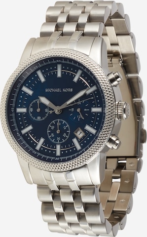 Michael Kors Analogové hodinky 'Hutton' – stříbrná: přední strana