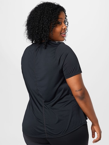 NIKE Funktionsbluse 'Swoosh' i sort