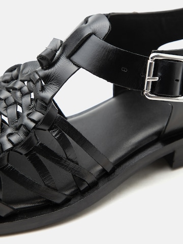 BRONX Strap Sandals 'Next-Wagon' in Black