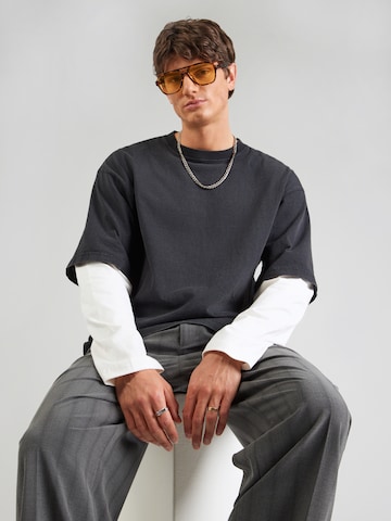 WEEKDAY Shirt in Zwart: voorkant