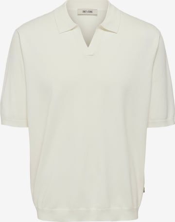 Only & Sons Trui in Wit: voorkant