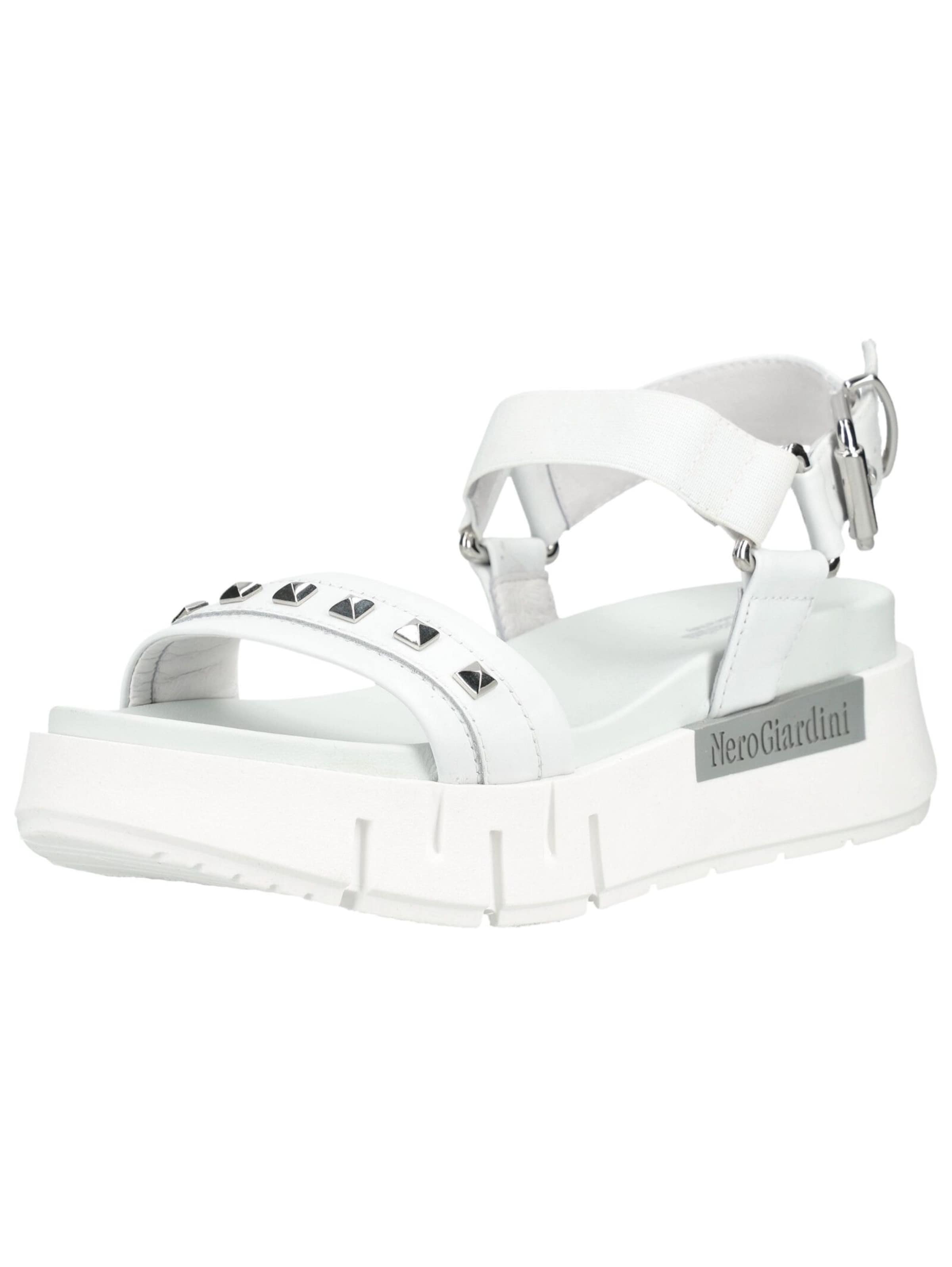 Nero Giardini Sandale in Weiß: Vorderseite