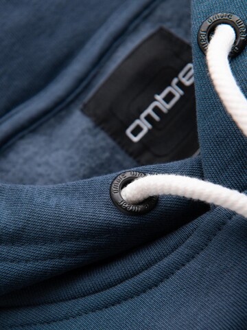 Ombre Sweatshirt i blå