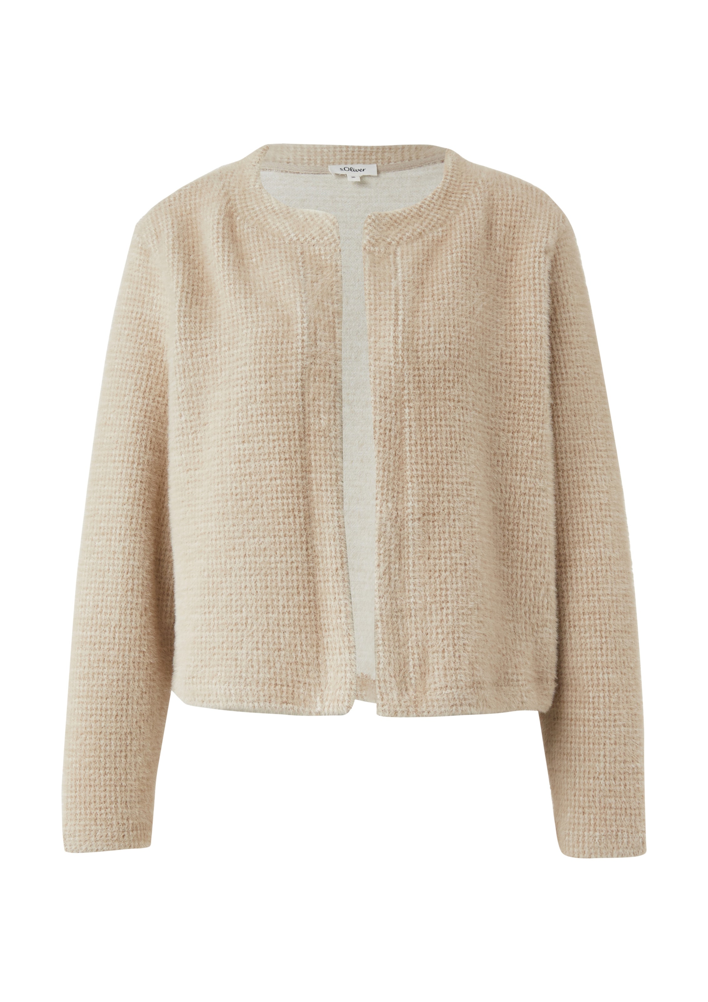 Veste de survêtement s.Oliver en beige : devant