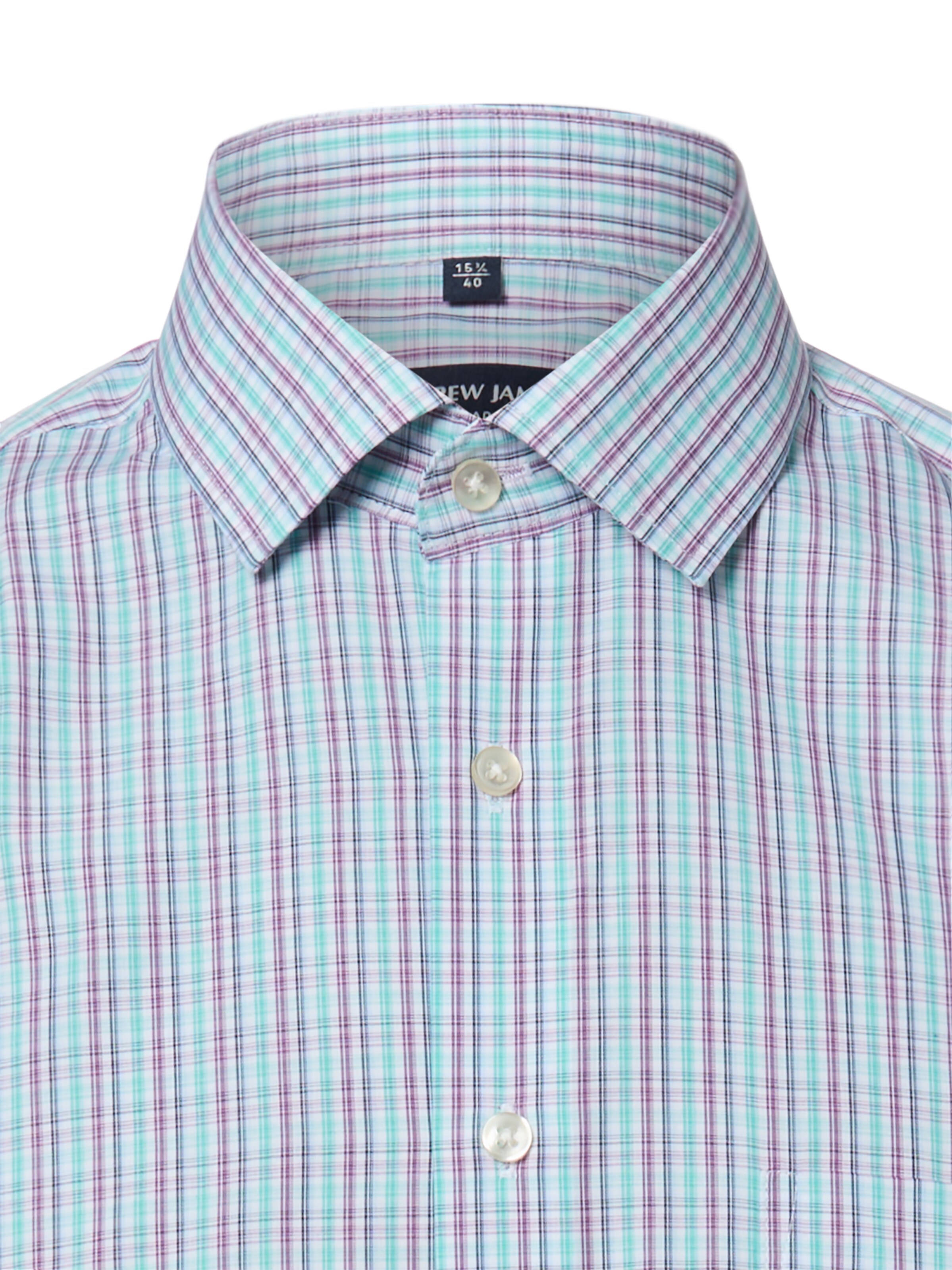 Coupe regular Chemise Andrew James en violet