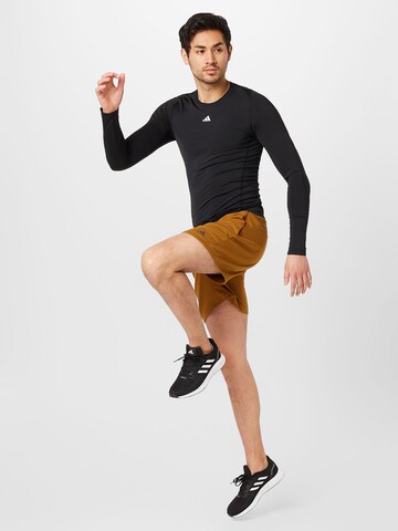 Regular Pantaloni sport 'Base ' de la ADIDAS PERFORMANCE pe maro