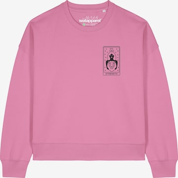 Felpa di Watapparel in rosa: frontale