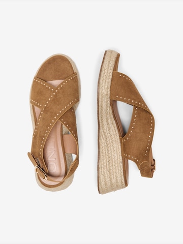 ONLY Sandals 'ONLMINERVA-4' in Brown