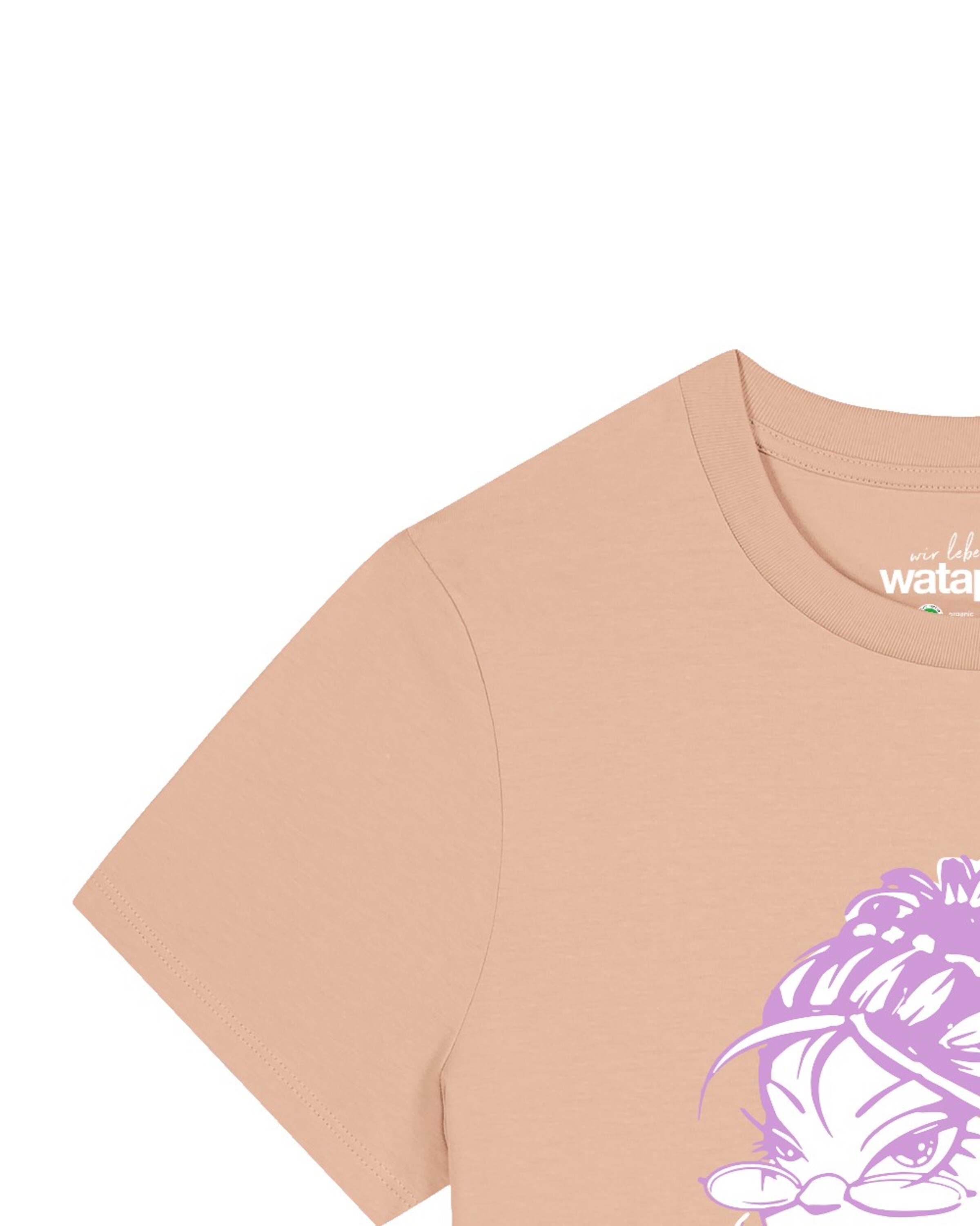 T-shirt 'Babe' Watapparel en orange