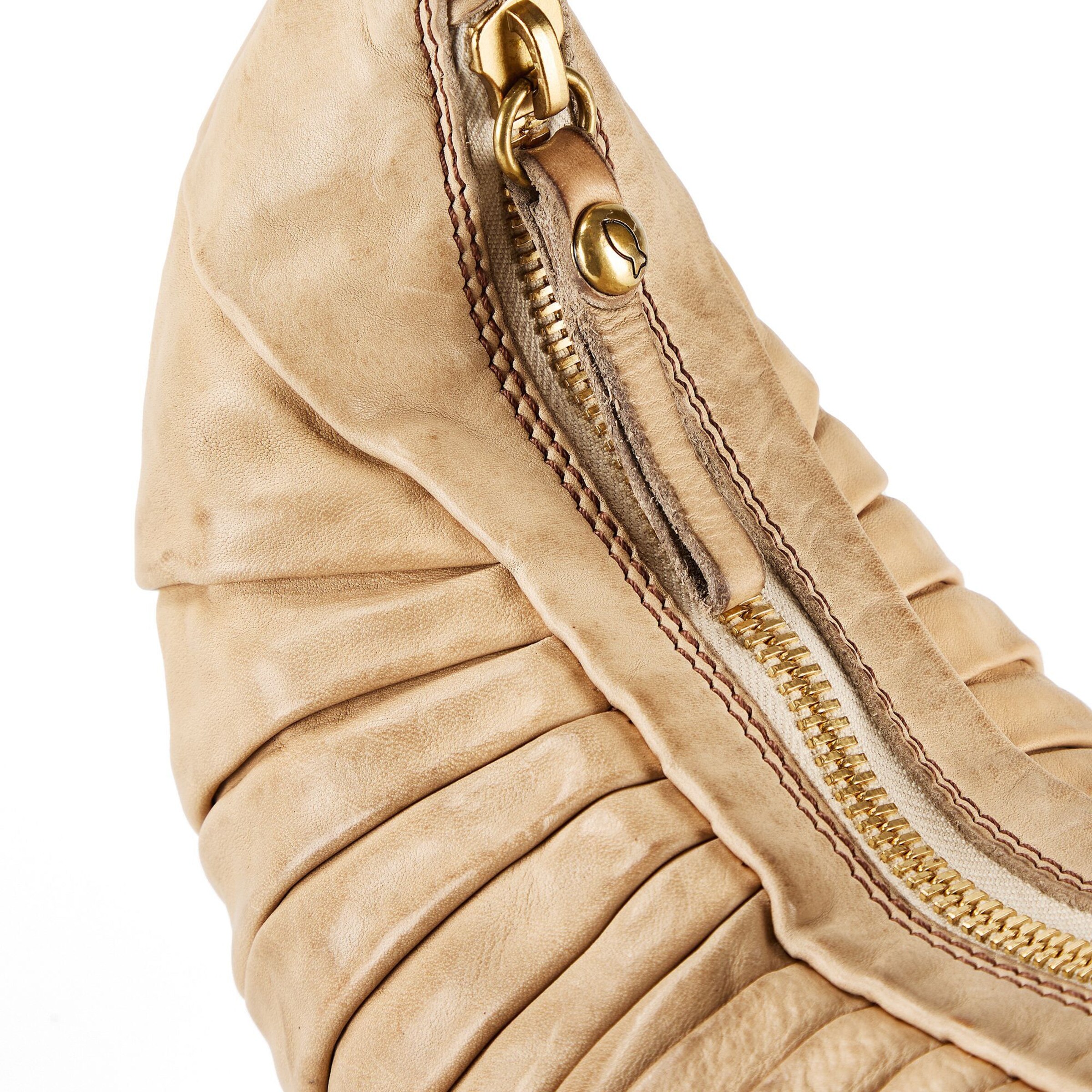 Campomaggi Schultertasche 'Luna' in Beige