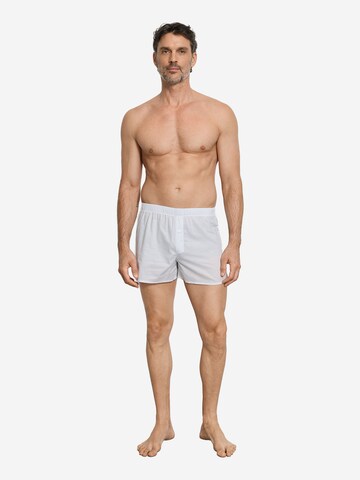 Hanro Boxershorts ' Fancy Woven ' in Blauw