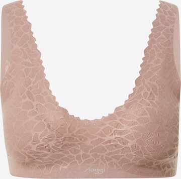 SLOGGI Bustier BH 'Zero Feel Lace 2.0' in Pink: predná strana