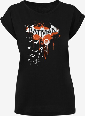 F4NT4STIC Shirt 'DC Comics Batman Arkham Knight Halloween' in Zwart: voorkant