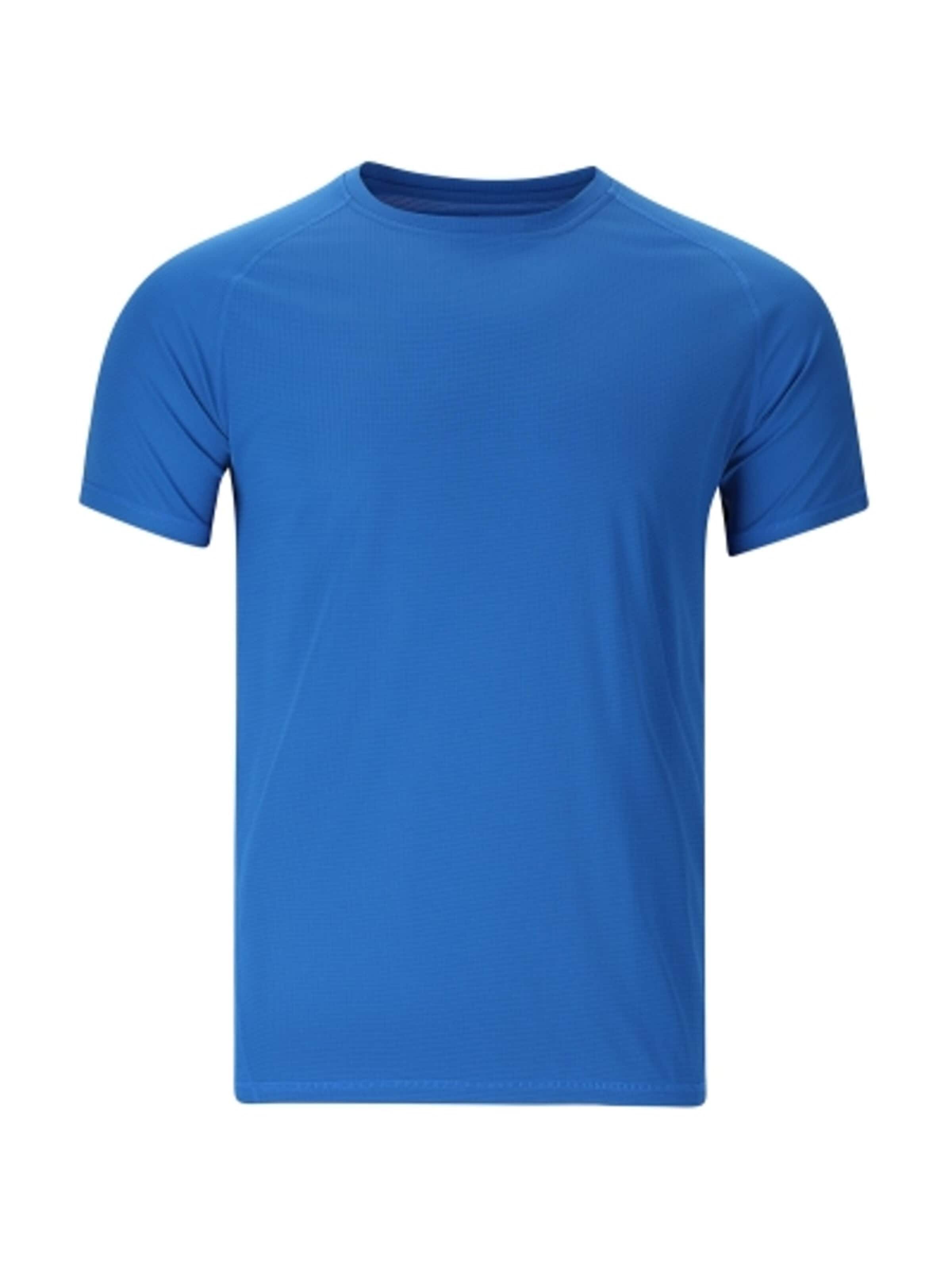 ENDURANCE Shirt 'Geaymay' in Blauw: voorkant