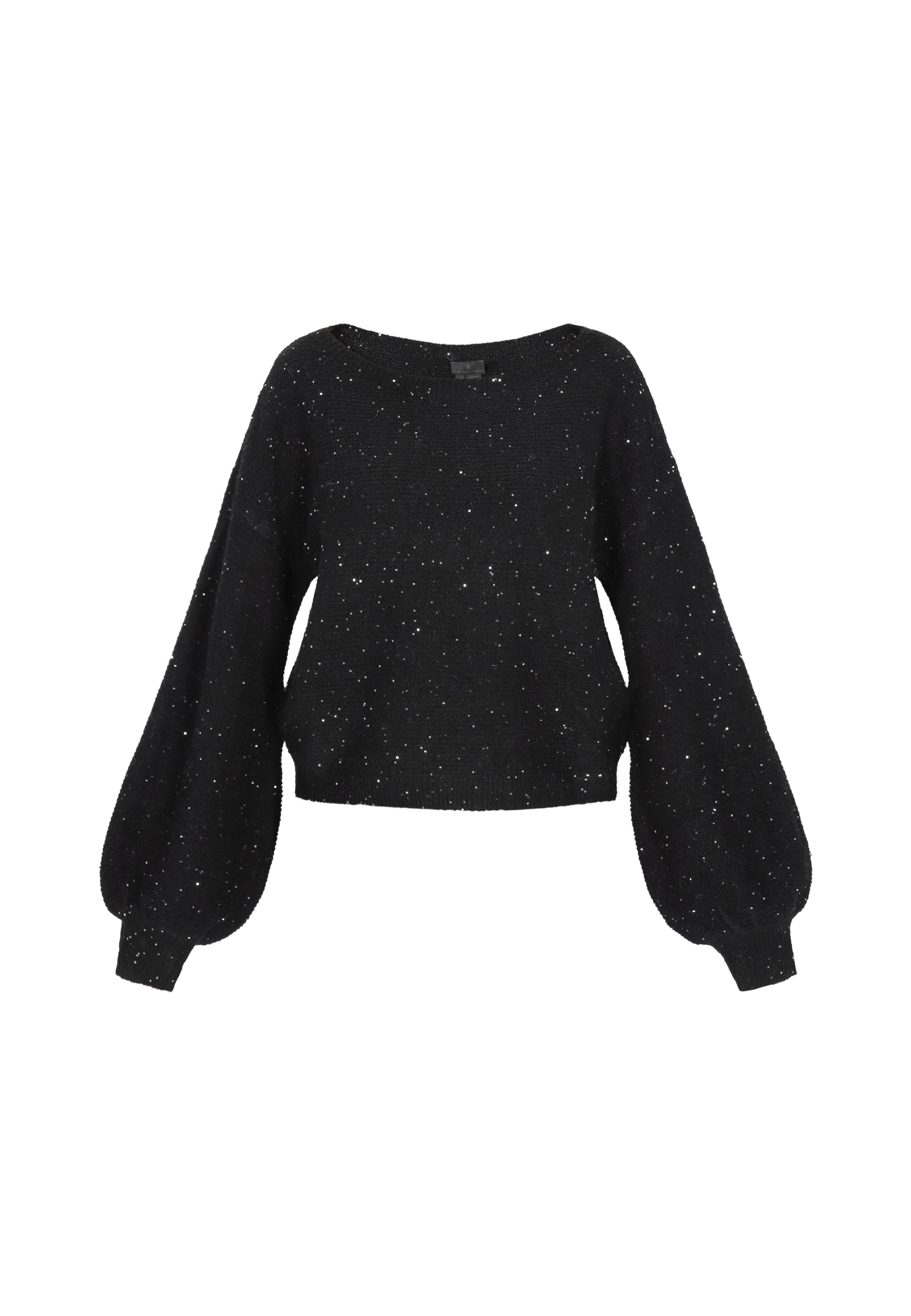 DreiMaster Klassik Trui in Zwart: voorkant