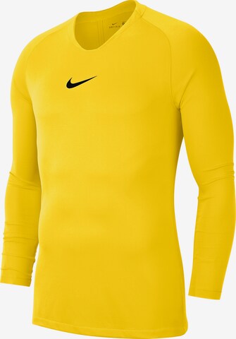 T-Shirt fonctionnel 'Park' NIKE en jaune : devant