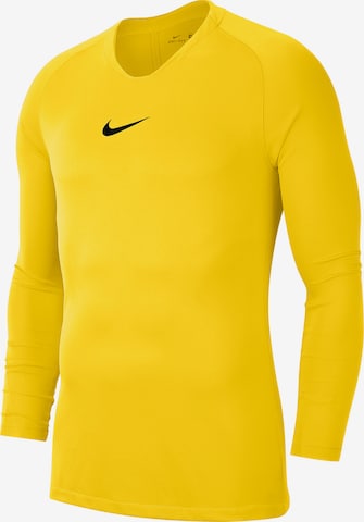 Maglia funzionale 'Park' di NIKE in giallo: frontale