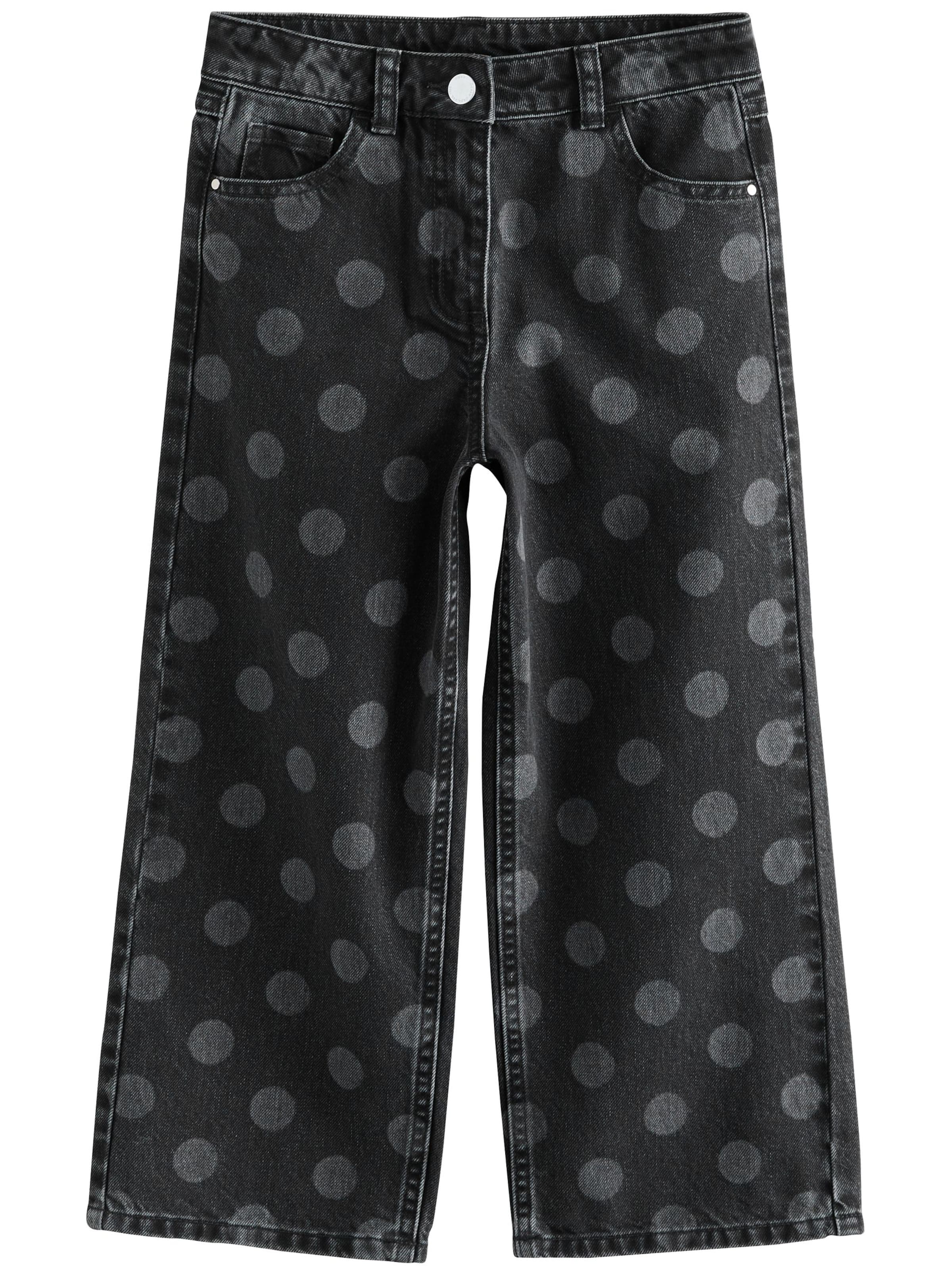 Next Wide leg Jeans i grå: framsida