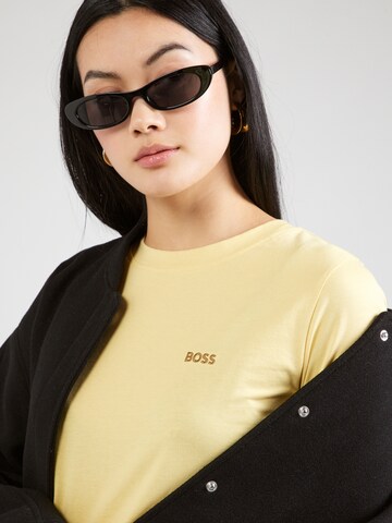 BOSS - Camisa 'Esogo' em amarelo