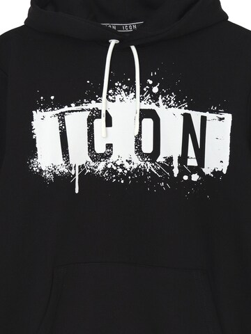 ICON Sweatshirt 'SPLASH' in Schwarz