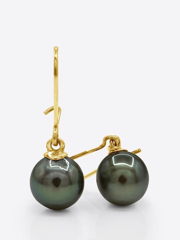 Boucles d'oreilles 'Manihi' Ateliers Saint Germain en jaune : devant