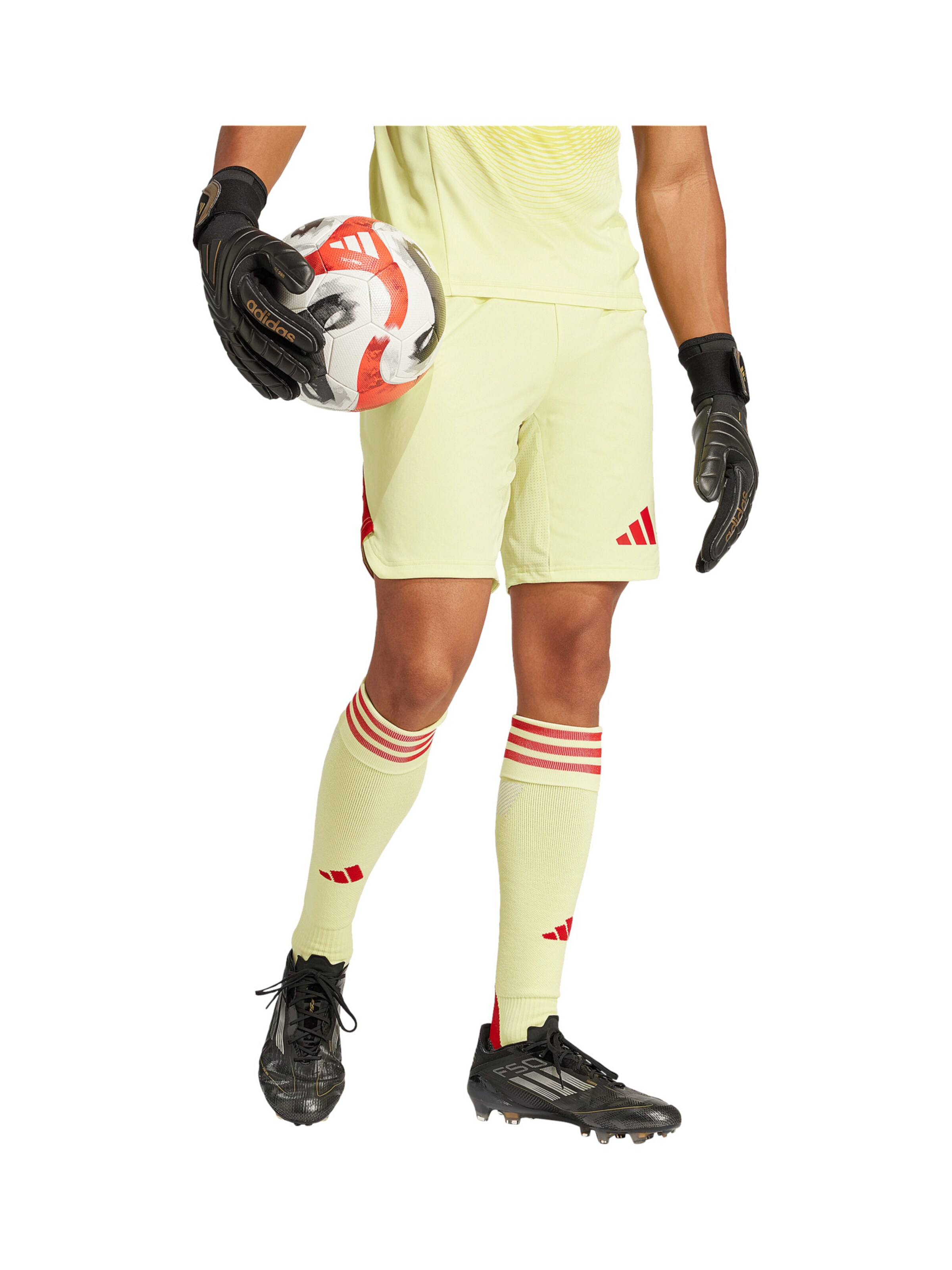 ADIDAS PERFORMANCE Regular Sportshorts 'Tiro 25 Pro' in Gelb