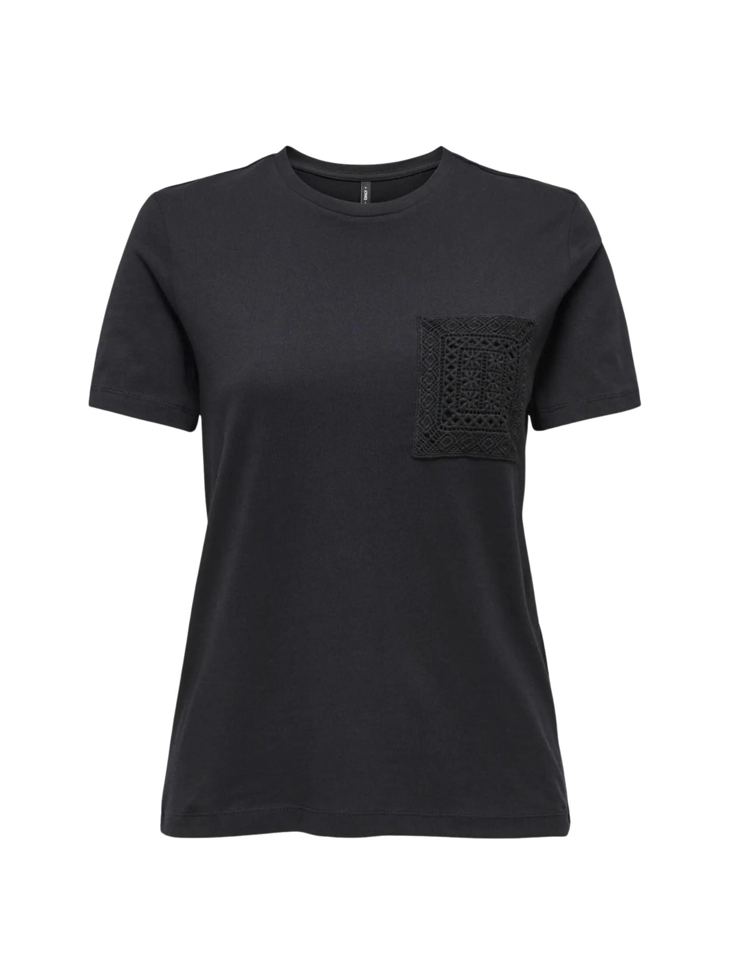 ONLY Shirt in Schwarz: Vorderseite